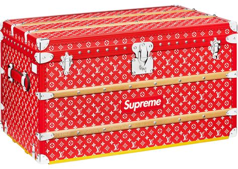 louis vuitton x supreme malle courrier trunk|louis vuitton supreme mail mail.